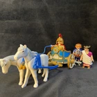 Playmobil Roman Chariot With Two Horses Complete Set Plus Extra Figurines Used. Price: $58.99.