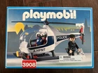 New 2002 Playmobil 3908 Police Helicopter With And Pilot. Price: $49.99.
