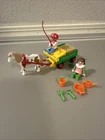 Playmobil 3713 Pony Wagon With Children And Accessories - Complete Set Used. Price: $15.00.