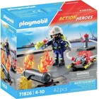 Playmobil Action Heroes - Firefighter With Water Pump New. Price: $15.77.