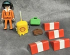Retired Vintage Playmobil Geobra 3788 Aeroplane Air Taxi Pilot Passenger Used. Price: $19.99.
