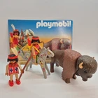 Vintage 1973 Playmobil 3731 Buffalo Hunter Native American Playset Read Descript Used. Price: $28.00.