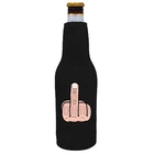 Middle Finger Funny Beer Bottle Coolie, Neoprene, Optional Opener New. Price: $9.83.