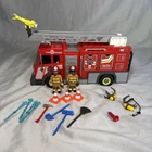 Playmobil City Action Fire Truck 71233 Flashing Lights Incomplete Set Used. Price: $34.95.