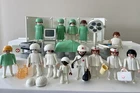 Playmobil Hospital Operating Room, Surgeons, Nurses, Red Cross Figures, Patients Used. Price: $55.00.