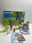 Playmobil 5872 Fairy Tale Unicorn Waterfall Set With Box - Missing 1 Peice Used. Price: $28.53.