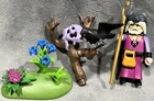 Retired Vintage Playmobil 3944 Magic Druid Wizard Wolf Cloak Enchanted Forest Used. Price: $21.99.