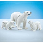 Playmobil Set 9833 Polar Family White Bears Wild Animals Zoo New Addon. Price: $55.23.