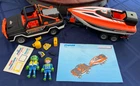 Playmobil 3399 Jeep With Offshore Raceboat W/ Figures/manual/accessories - Rare! Used. Price: $58.00.