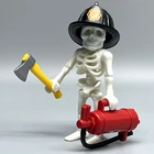 Playmobil Skeleton Fireman Ghost Male Adult Figure Extinguisher Axe Halloween New. Price: $11.59.