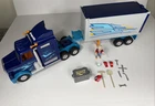 Playmobil 9314 Big Rig Retired - Not Complete Missing/broken Coupler & Tools Used. Price: $49.99.