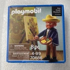 Playmobil Van Gogh Sunflowers Painting Artist Painter Male Adult Figure New Box. Price: $27.00.