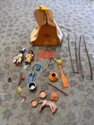 Retired Vtg Playmobil 3871 Native Indian Teepee Family Figures Western Set Lot Used. Price: $24.95.