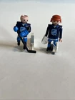 Playmobil Hockey Arena Goalie + Player Toy Figure Lot Nhlpa All Stars Blue Used. Price: $19.99.