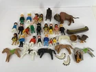 Vintage Playmobil Lot Figures Horses Animals Western Native American Toys Used. Price: $43.99.