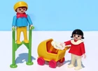 Playmobil 5403 Victorian Children With Stilts And Doll Carriage Boy & Girl Used. Price: $15.00.