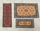 Lot Of 3 Playmobil Victorian Mansion Rugs Used. Price: $12.95.