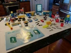 Playmobil #3992 Motorcycle Bike Shop Incomplete Lot Used. Price: $34.95.