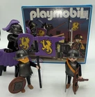 Vintage Playmobil Set # 3669 Knights With Squires Original Box Retired Used. Price: $34.95.