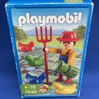 Playmobil #7540 Farmer And Chicks Set New Factory Sealed In Box Geobra. Price: $10.99.