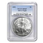2001 American Silver Eagle MS-69 Pcgs. Price: $137.15.