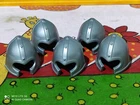 Playmobil X5 Helmets Medieval Knights Crusaders Templar Used. Price: $8.63.