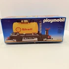 Playmobil 4107 Shell Tanker Train With Original Box Used. Price: $125.00.