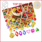 Marforever Pool Toys Pirate Treasure Gems And Gold Coins, 246 Pcs Fake Pla New. Price: $19.57.