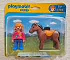 Playmobil 123 Girl With Horse 6723 Ages 1/2+ 2002 Sealed Box New. Price: $16.99.