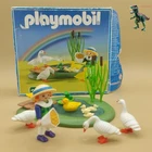 Playmobil 3115 Duck Pond-victorian Girl-with Original Box-eyes-lake Used. Price: $34.82.