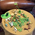 Vtg Playmobil Lot Fairies Fantasy Garden Carr Forest Animals & Accessories Used. Price: $63.24.