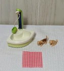 Playmobil 4285 Family Bathroom Corner Tub + Puppies Tan Brown Spots Puppy Dogs Used. Price: $12.86.