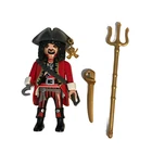 New Playmobil 9146 Blue Series 11 Figure Pirate Captain With Trident. Price: $8.95.