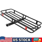 Garveetech Hitch Mount Cargo Carrier 53"X19"X6" Ramp Wheelchair Rack New. Price: $63.99.