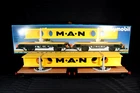 Vintage 1985 Playmobil 4109 Steel Girder Train Car Set M.a.n New Mint Box. Price: $895.00.