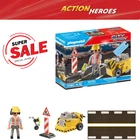 Playmobil 71185 Action Heroes Construction Worker Gift Set New Boxed !!. Price: $24.00.