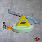 Playmobil Junior Bath Floating Island Water Slide Toy Set For Ages 1-4 #71687 Used. Price: $25.00.