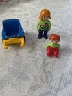 Playmobil 1.2.3 6749 Mother With Baby And Stroller Used. Price: $15.00.