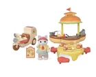 Sylvanian Calico Critters Hamburger Stand New In Sealed Box Wagon. Price: $54.95.