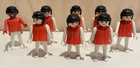 Playmobil Geobra Medieval Knight Vintage 8 Figure Lot Used. Price: $12.00.