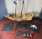 Playmobil Pirate Raiders Ship 6678 With Figures Incomplete Used. Price: $60.00.