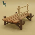 Playmobil Raised Platform-wooden Floor-bridge-river-forest Cabin-safari-zoo Used. Price: $6.80.