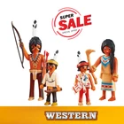 Playmobil Western 6322 Native American Indian Family Ii - No Box !! New. Price: $29.99.