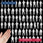 Namalu 100 Pcs 1:75 Scale White Unpainted People Figures Miniature New. Price: $15.39.