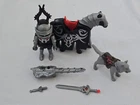 Playmobil 4841 Dragon Knight Horse With Led Lance And Wolf Used. Price: $8.99.