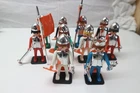 Playmobil Knight Chrome Figures X10 Medieval Chevaliers 3666 3667 3888 3123 Used. Price: $37.75.