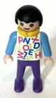 1981 Playmobil Figure Winter Girl Purple Blue Clothes Letters On Shirt 3688 Used. Price: $10.29.