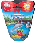 2017 Geobra Playmobil Funpark Charity - Boy/girl Boat With Dolphin New. Price: $24.99.