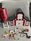 Playmobil #9315 Barn And Silo Some Miscellaneous Animals Accessories As Used. Price: $39.99.