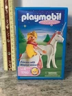 Vintage 2004 Playmobil 5760 Princess With Magical Unicorn Nos Factory Sealed New. Price: $29.99.